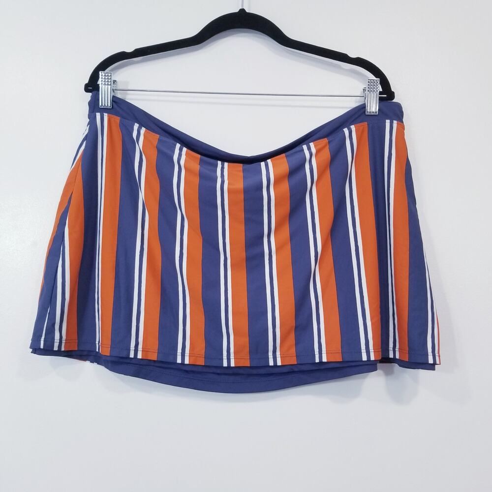 Krimson Klover Blue Orange Activewear Mini Skirts
